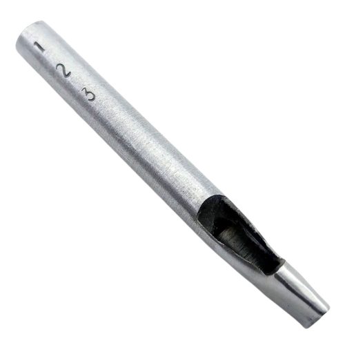Bőrlyukasztó, lapos, 3 x 12 mm